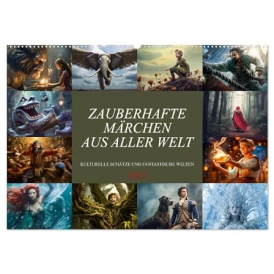Abbildung von Zauberhafte Märchen aus aller Welt (Wandkalender 2025 DIN A2 quer), CALVENDO Monatskalender