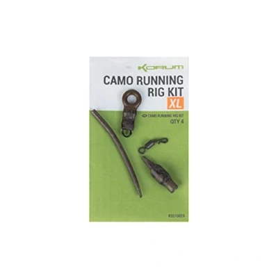 Abbildung von Korum Camo Running Rig Kit Small (4 Stück) Kleinmaterial