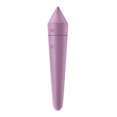 Abbildung von Satisfyer, Bluetooth Minivibrator, Ultra Power Bullet 8 Connect App&#039;, 14 cm, wasserdicht (IPX7), wiederaufladbar, medizinisches Silikon, Farbe:lila
