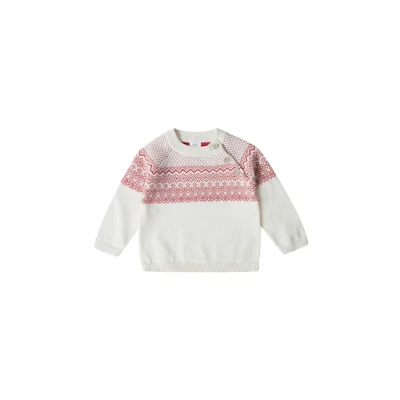 Abbildung von Stellou &amp; friends MIT Norweger Muster Strickpullover für Kinder, Größe: 50/56, White