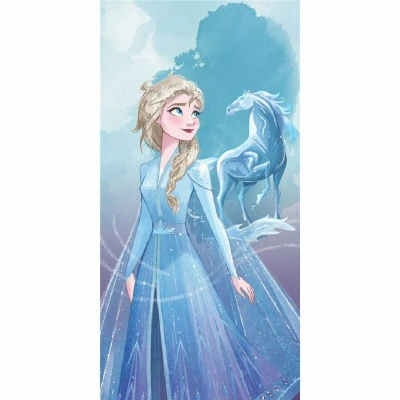 Abbildung von AY!Max Handtücher Elsa Frozen Duschtuch Badetuch Handtuch 70 x 140cm
