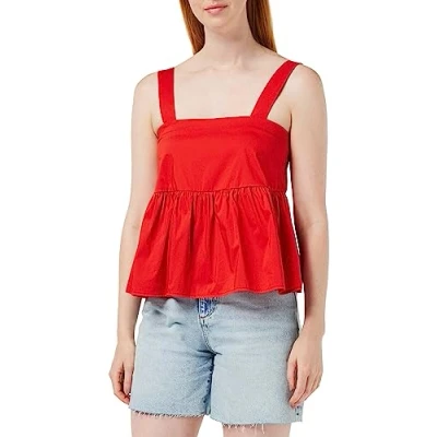 Abbildung von United Colors of Benetton Damen Top 5awrdh00a Unterhemd, Rot 2h7, Small