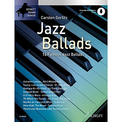 Abbildung von Jazz Ballads: 16 bekannte Balladen. Klavier. (Schott Piano Lounge)