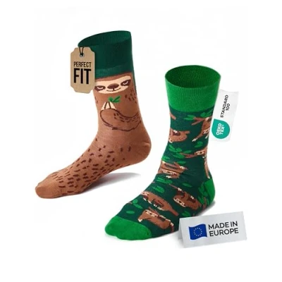 Abbildung von Many Mornings Freizeitsocken Socken Sloth Life (1 Paar, 1 Paar)