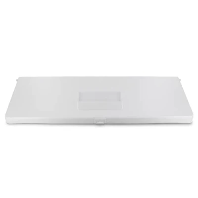 Abbildung von DL pro Gefrierfachklappe für Bosch Siemens 296700 00296700 Klappe Gefrierfachtür Frosterfachtür Frosterfachklappe Innenraumtür mit Dichtung Griff Gefrierfach Kühlschrank Gefrierschrank