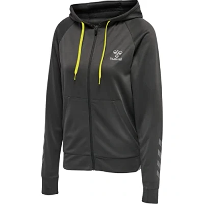 Abbildung von Hummel Action ZIP Hoodie Woman Trainingsjacke, Damen, Größe: 36, Forged iron