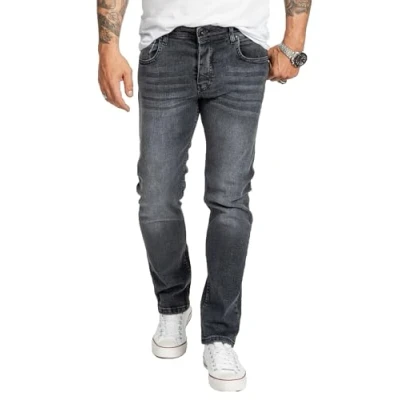 Abbildung von Rock Creek Herren Jeans Regular Fit Stretch Männerhose Herrenjeans Denim Hosen Herrenhose Straight Cut Stonewashed RC 2413 Grau W33 L34