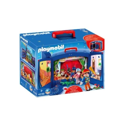 Abbildung von Playmobil® Mein Kaspertheater Spielbausteine, (Set, 1 St., Playmobil Spielset), 1x Kaspertheater, Anleitung, Zubehörteile