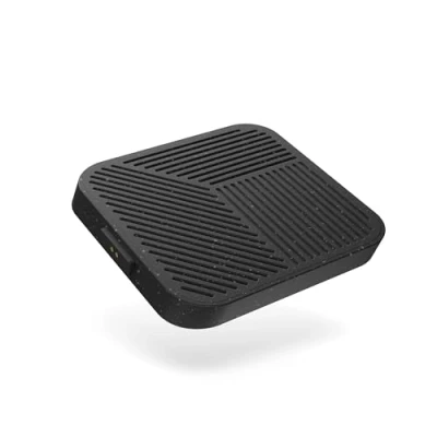 Abbildung von Zens Modular Single Wireless Charger Extension, kabelloses Ladegerät (10 W) für iPhone, AirPods, Samsung Galaxy, Google Pixel und Qi kompatible Geräte, Schwarz