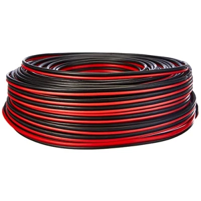 Abbildung von MANAX® Lautsprecherkabel CCA 2x1,5mm² rot/schwarz 50 m Ring