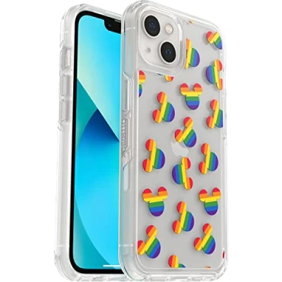 Abbildung von OtterBox Symetry Serie, transparente Schutzhülle für iPhone 13 (nur 13) Micky Pride