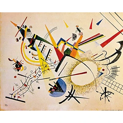 Abbildung von 1art1 Wassily Kandinsky Poster Komposition, 1922 Kunstdruck Bild 50x40 cm