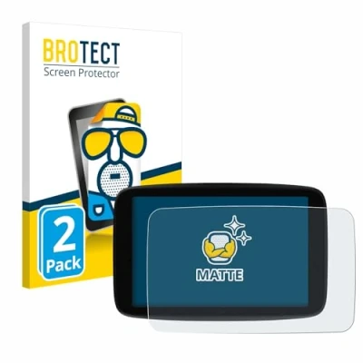 Abbildung von BROTECT Entspiegelungs Schutzfolie für TomTom GO Superior 7&quot; (2 Stück) Matte Displayschutz Folie, Anti Reflex, Fingerprint