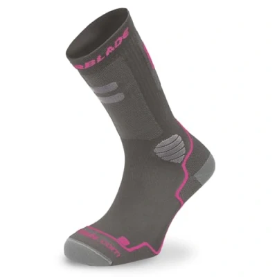 Abbildung von Rollerblade Damen HIGH PERFORMANCE W SOCKS, dark grey/pink, L