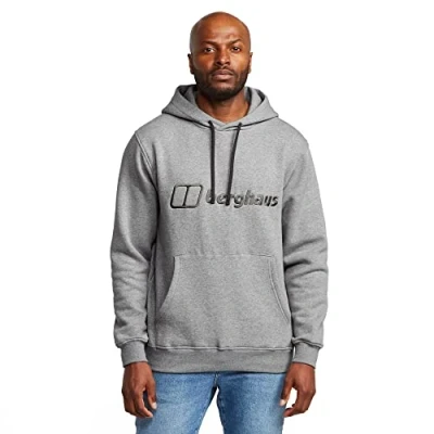Abbildung von Berghaus Herren Logo Pullover Hoodie, zusätzliche Wärme, extra bequem