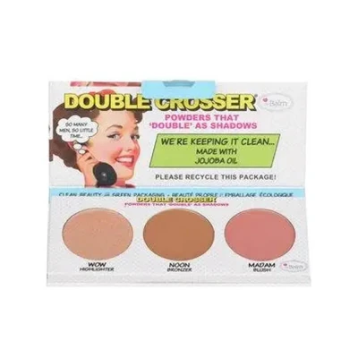 Abbildung von the Balm Double Crosser bronzer, Damen, Größe: 8.5 g, Highlighter, blush