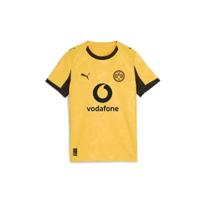 Abbildung von PUMA Borussia Dortmund 25/26 Cup Trikot Teenager, Kleidung, Gelb Sizzle/Schwarz, 13 14Y