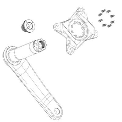 Abbildung von Sram Unisex Erwachsene Schrauben 2287005518 Schrauben, Schwarz, Einheitsgröße