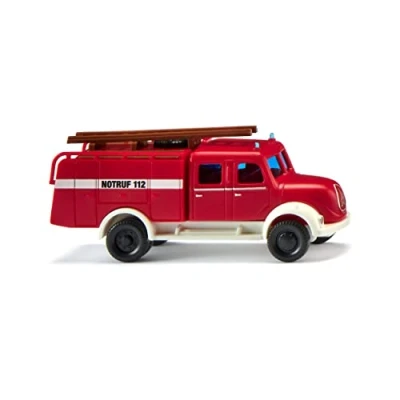 Abbildung von Einsatzfahrzeug Modell N Wiking 096138 Magirus Deutz Feuerwehr TLF 16 (Magirus) Track