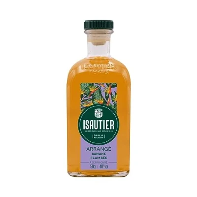 Abbildung von Isautier arrangierte Rum Ombrained Banane 40 1x50cl