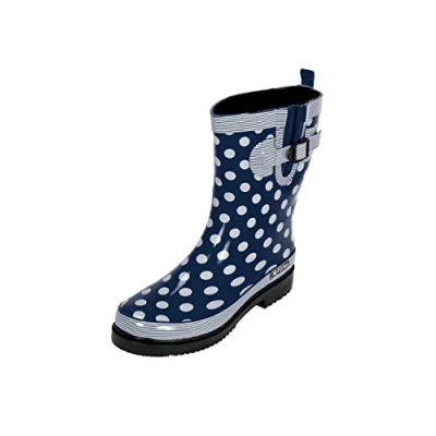 Abbildung von Madsea Gummistiefel, Damen, Größe: 38, Dunkelblau/weiß Schuhe