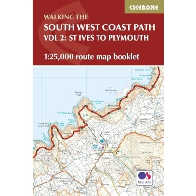 Abbildung von South West Coast Path Map Booklet Vol 2: St Ives to Plymouth: 1:25,000 OS Route Mapping (Cicerone guidebooks)