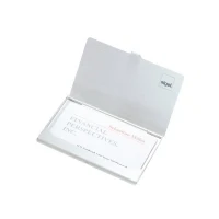 Abbildung von SIGEL Visitenkartenetui 92 x 5 63 mm silber