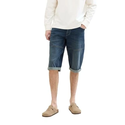 Abbildung von TOM Tailor Morris Jeans Shorts, Herren, Größe: 30, Tinted blue denim