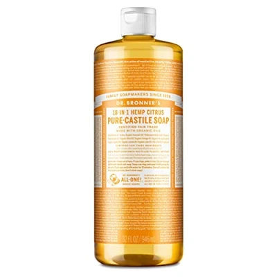 Abbildung von Dr. Bronner Flüssigseife Citrus Kastilien, 32 Flüssigunzen Flüssigkeit