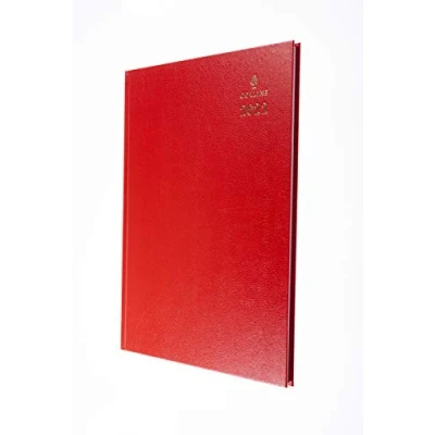 Abbildung von Collins Desk Terminplaner 2022, A4, 1 Tag pro Seite, Rot