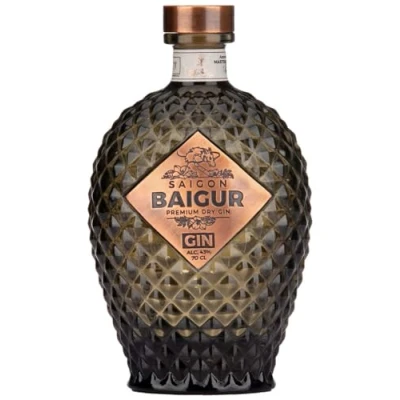 Abbildung von Saigon Baigur Premium Dry Gin (70cl, 43% Vol) Einzigartige Mischung aus 12 Vietnamesischen Botanicals, Erster Ho Chi Minh Stadt, Hergestellt in Einem Traditionellen Kupferkessel