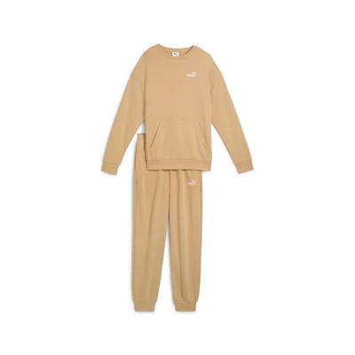 Abbildung von Puma Relaxed Trainingsanzug Damen Mit Plain Warm Beige Größe: XS