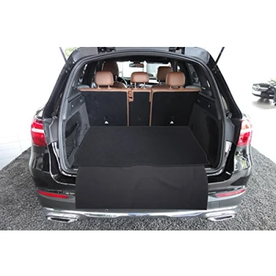 Abbildung von tuning art Kofferraummatte 2914 passgenau für Mercedes GLC EQC Bj. 2015 Velours 2 teilig