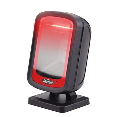 Abbildung von LENVII E633 Desktop 2D Barcode Scanner Omnidirektionaler Handsfree automatischer USB QR Code Scanner, erfassen Barcodes vom Handy Bildschirm, automatische Bilderkennung