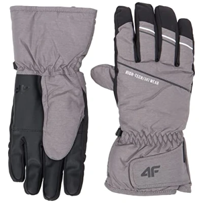 Abbildung von 4F Herren SKI Gloves REM002 Jeans, Grey Melange, L