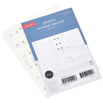 Abbildung von Filofax Einlage Expense Tracker Refill Pocket