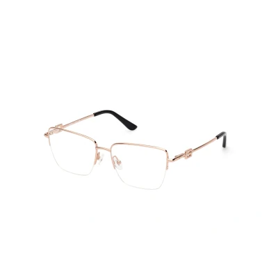 Abbildung von Guess Damen GU2976 028 Rahmen von BRILLEN Metall Gold Quadratisch Normal