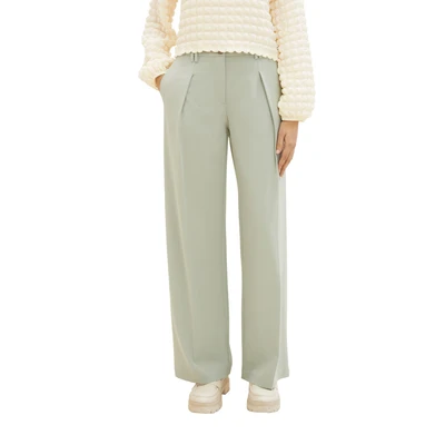 Abbildung von TOM TAILOR Bundfaltenhose Lea Wide Leg mit weitem Bein