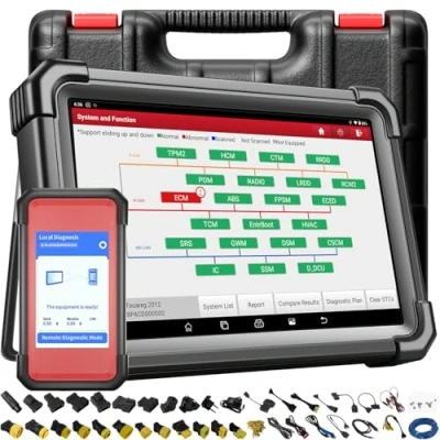Abbildung von LAUNCH X431 Pro3S+ SMARTLINK HD OBD2 Diagnosegerät für Alle Fahrzeuge(12V&amp;24V)ECU Codierung,OE Level Systemdiagnosen,60+Servicefunktionen,Topologie Mapping,Bidirektionale Steuerung,2 Jahre Update