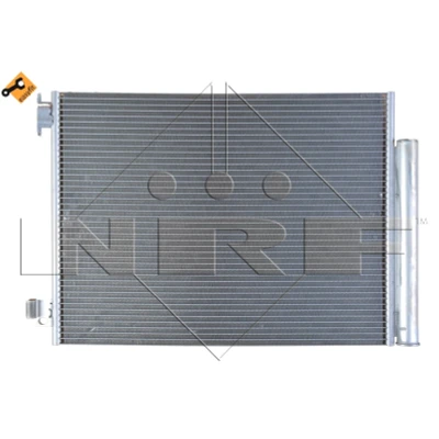 Abbildung von NRF EASY FIT 350212 Klimakondensator mit Trockner, Dichtring 15,5 10,2 Aluminium 513 DACIA: LOGAN MCV 2, SANDERO Lodgy kfzteile,