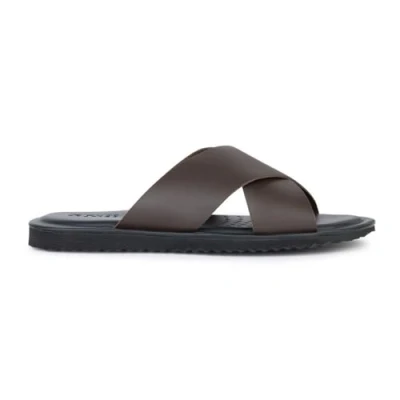 Abbildung von Geox U Erice Pantolette flach, Herren, Größe: 40, Coffee Schuhe