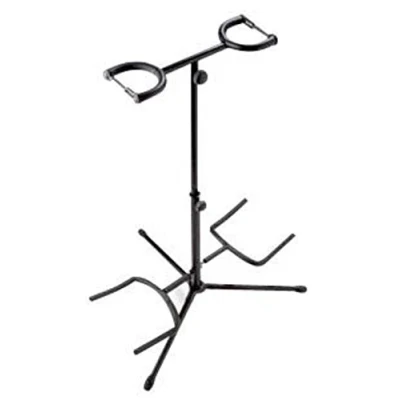 Abbildung von Stagg 25013268 SG A200BK Double Gitarre Stand schwarz