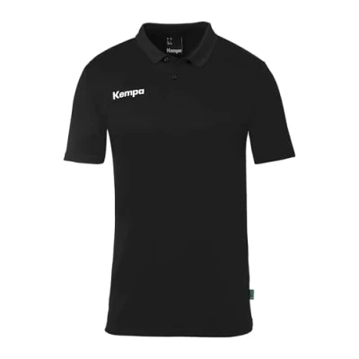 Abbildung von Kempa POLY Poloshirt, Größe: Small, Schwarz