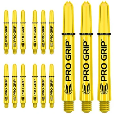 Abbildung von Target Darts 5 x Sätze of Gelb Pro Grip Dartschäfte Zwischenzeitlich 15 Insgesamt