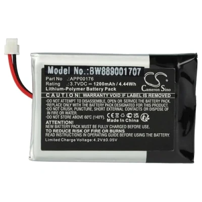 Abbildung von vhbw Akku kompatibel mit Minn Kota i Pilot Link BT Drohne Controller (1200 mAh, 3,7 V, Li Polymer)