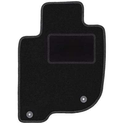 Abbildung von Wielganizator Automatte Passend für Mitsubishi L200 V Feld 2015 Velours Autozubehör Praktische Fußmatte Auto 1 teilig schwarz