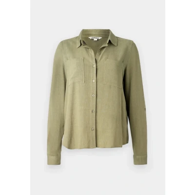 Abbildung von ONLY Onlyasminsiesta Hemdbluse, Damen, Größe: Medium, Deep lichen green