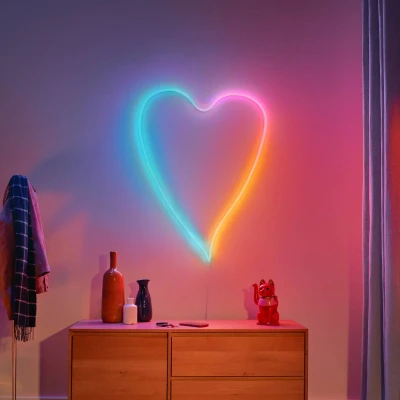 Abbildung von WiZ Neon Lightstrip voor binnen Gekleurd en wit licht 3m