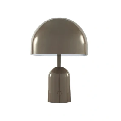 Abbildung von Tom Dixon LED Akku Tischlampe Bell Portable, taupe, 28 cm