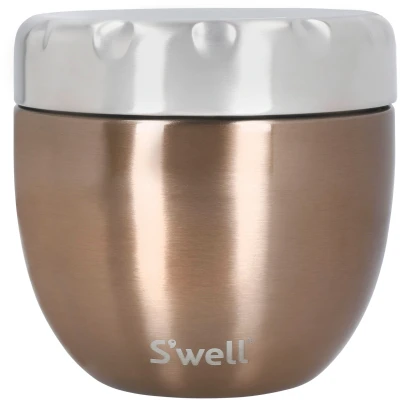 Abbildung von Swell Thermoschüssel &quot;S’well Pink Topaz Eats 2 in 1 Food Bowl&quot;, tlg., aus Edelstahl, Therma Technologie mit dreischichtiger Außenschale